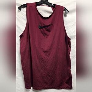 Nike Women's Burgundy Muscle Tee